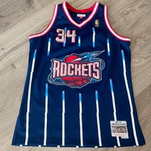 Houston Rockets Hakeem Olajuwon Mitchell & Ness 1996/97 Hardwood Classics